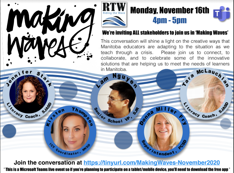 Making Waves November Event, Jennifer Stark, Kirsten Thompson, Lam Nguyen, Donna Miller Fry, Tara McLauchlan