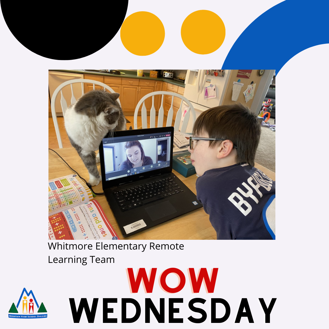 WOW Wednesday – Whitmore Remote Learning Team