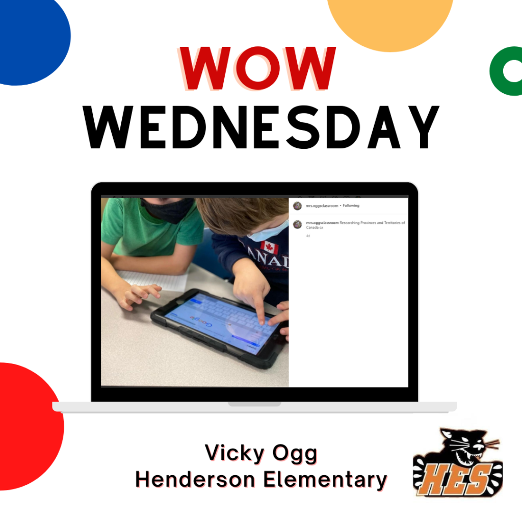 WOW Wednesday, Vicky Ogg, Henderson Elementary
