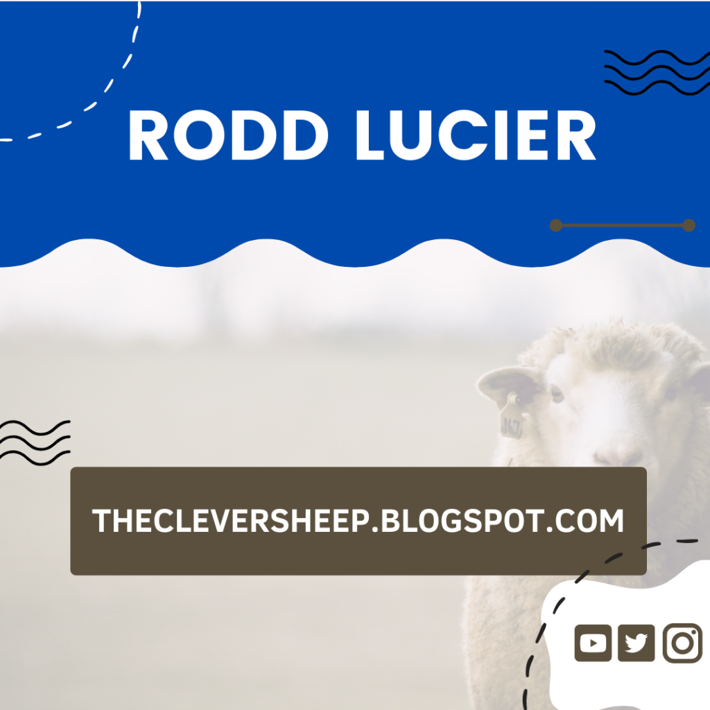 Follow Friday, Rodd Lucier, thecleversheep.blogspot.com