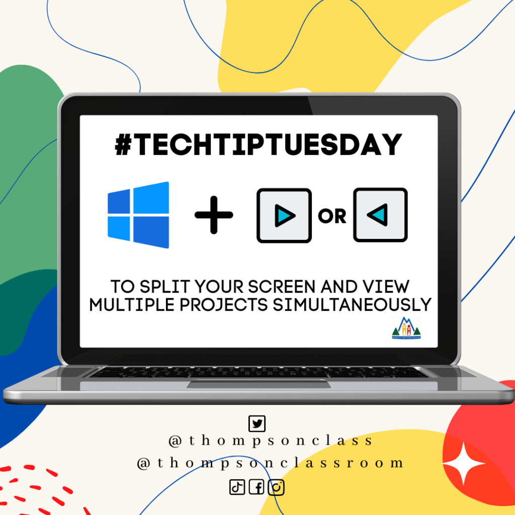 #TechTipTuesday use the windows icon and arrow keys to split your screen and view multiple projects simultaneously 