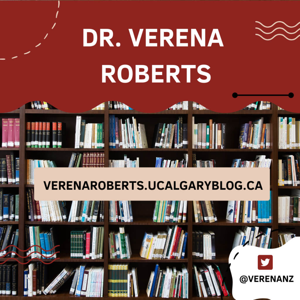 Follow Friday, Dr. Verena Roberts