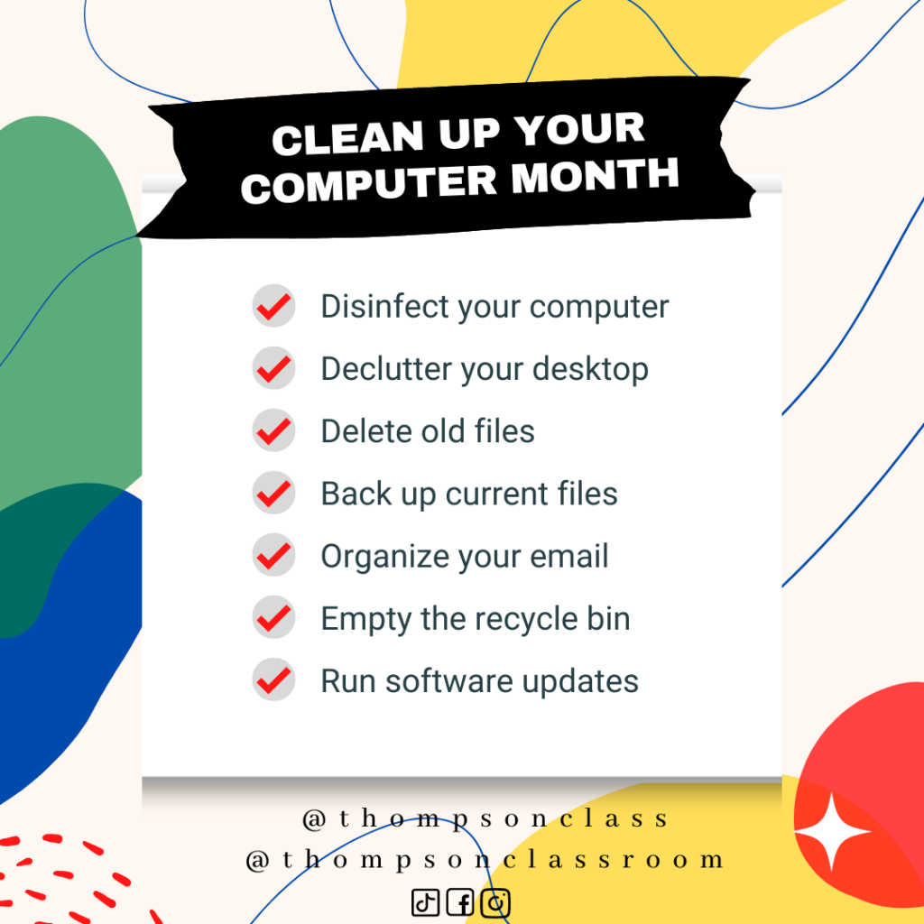 Clean Up Your Computer Month