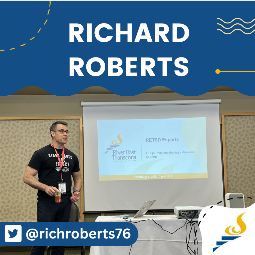 Follow Fridayl Richard Roberts, River East Transcona school division, follow on twitter at richroberts76