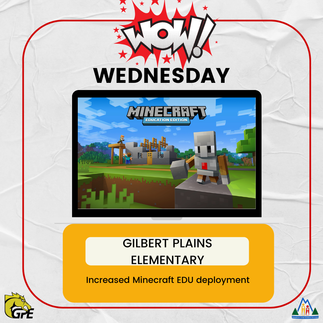 WOW Wednesday – Gilbert Plains Elementary