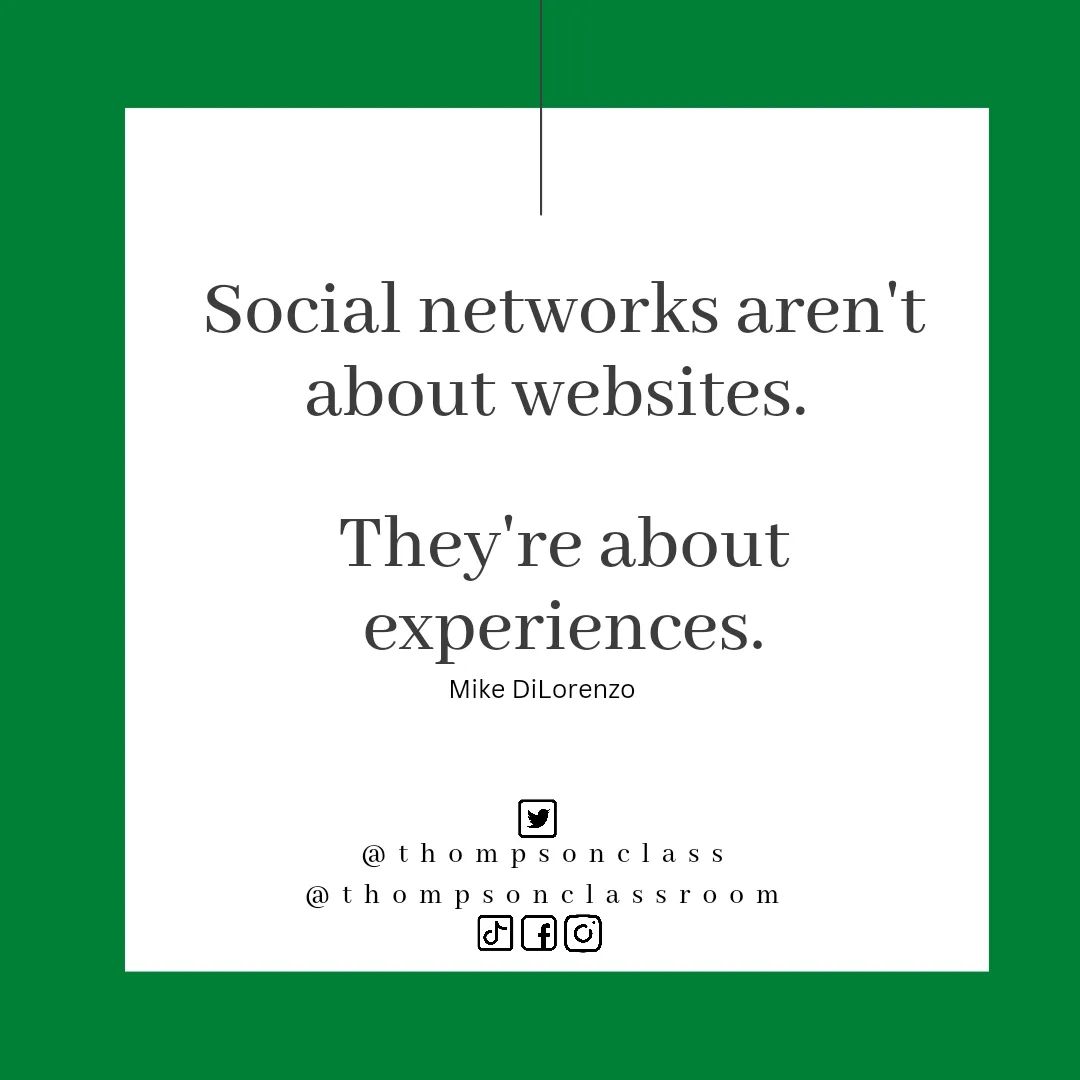 The Experience of Social Networks