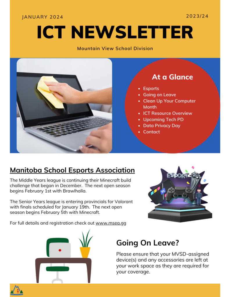 January ICT Newsletter – Teaching In A Fishbowl