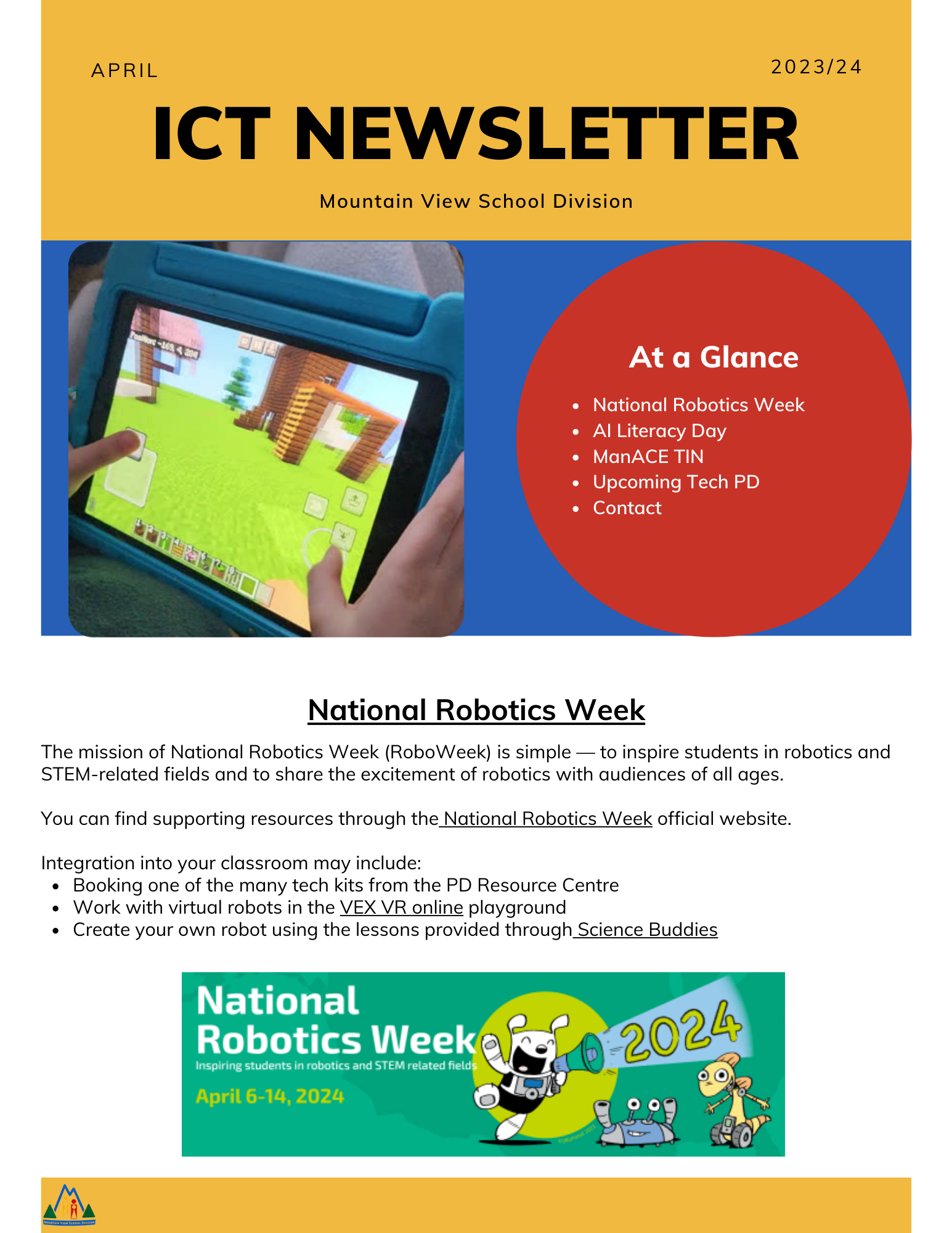April ICT Newsletter
