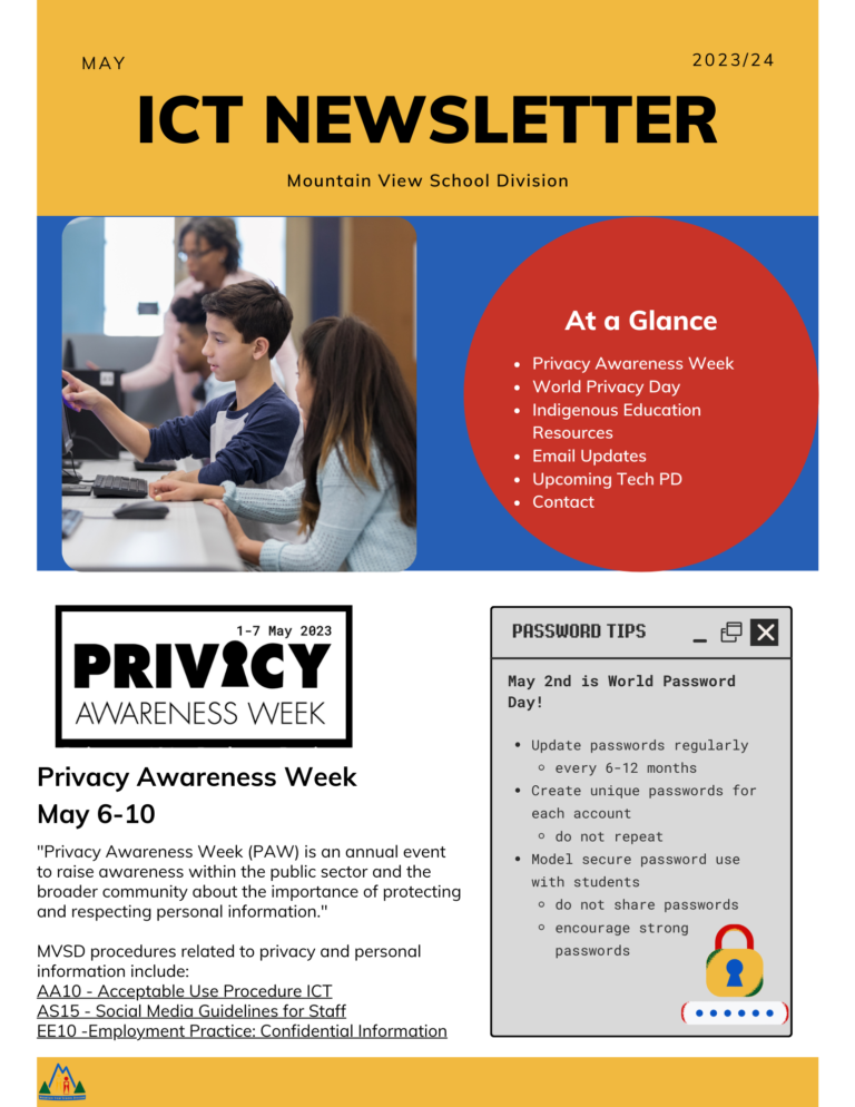 May ICT Newsletter – Teaching in a Fishbowl