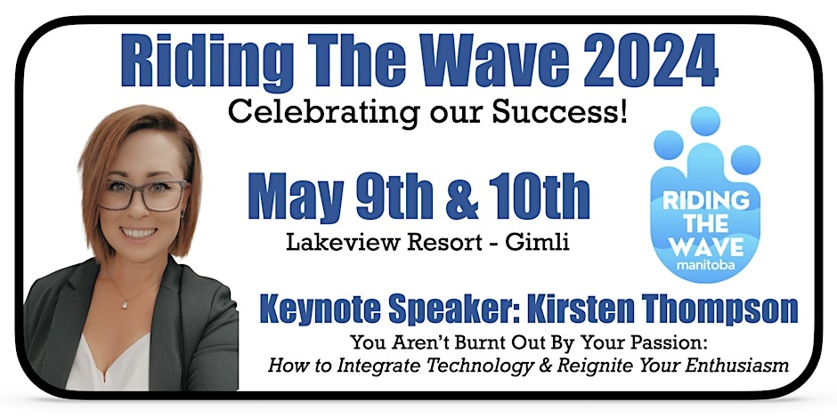 My First Keynote!! – Riding The Wave 2024